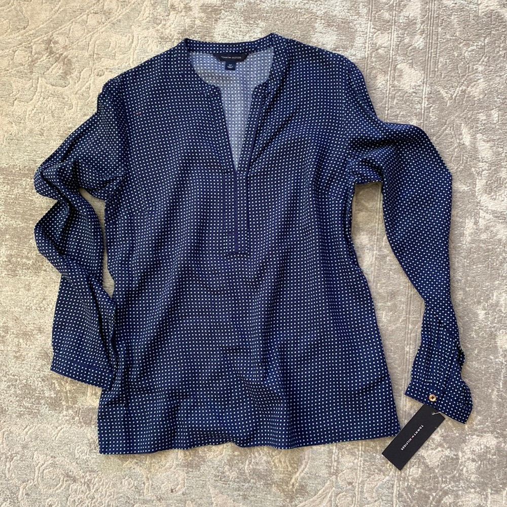 NWT Tommy Hilfiger Tunic style blouse